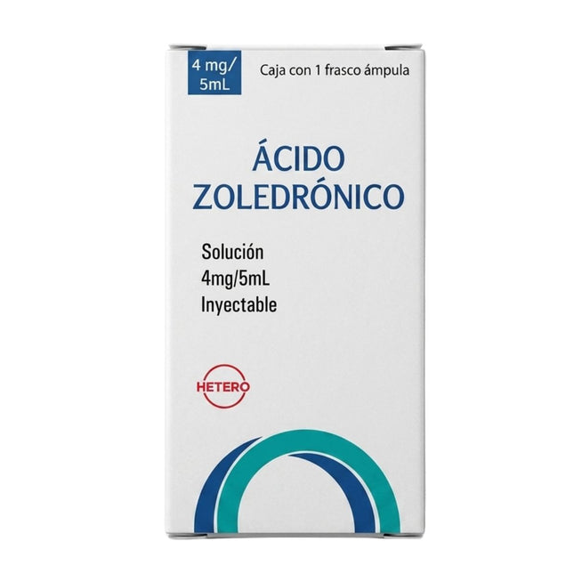 Ácido Zoledrónico 4 mg / 5 mL Àmpula Inyectable