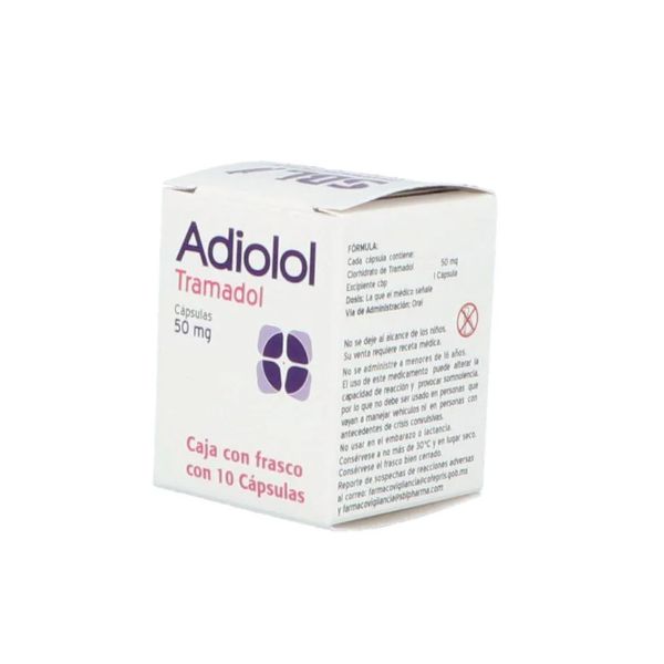 Tramadol capsulas de 50 mg