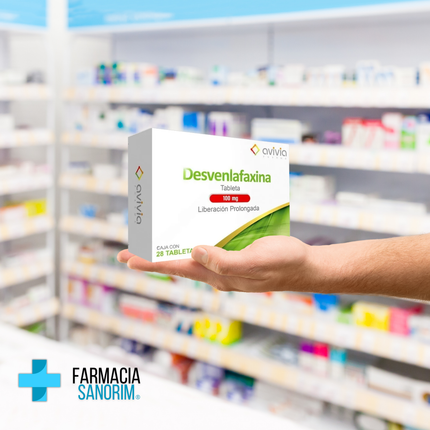 Desvenlafaxina 100 mg Liberación Prolongada Caja C/28 tabletas
