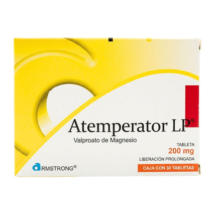 Atemperator Lp (Valproato de Magnesio) 200 Mg Caja Con 30 Tabletas