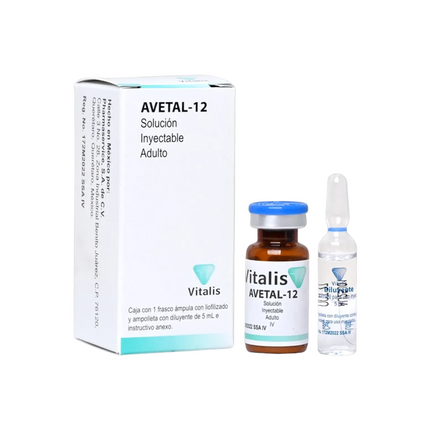 Avetal-12 Multivitamínico Solución Inyectable 5ml | Vitalis