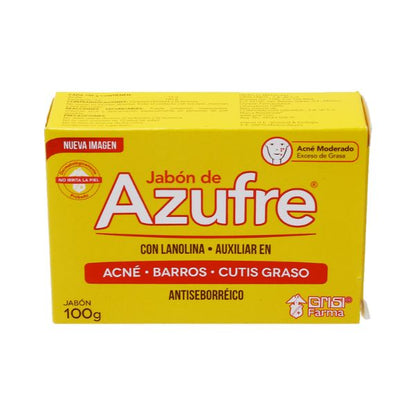 Jabón Barra De Azufre Grisi Antiseborreico 100 g