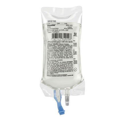Solucion Cloruro De Sodio 0.9% Bolsa con 250 mL