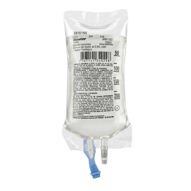 Solucion Cloruro De Sodio 0.9% Bolsa con 250 mL