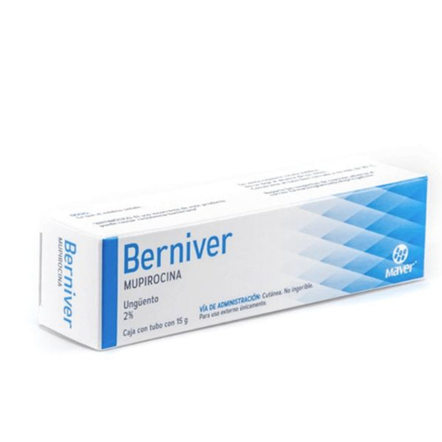 Berniver (Mupirocina) Unguento 2.0% Caja Tubo Con 15 g