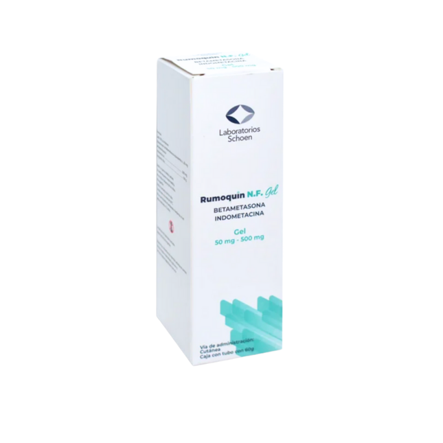 Betametasona Indometacina 50mg-500mg Rumoquin Tubo 60 g Laboratorios Schoen