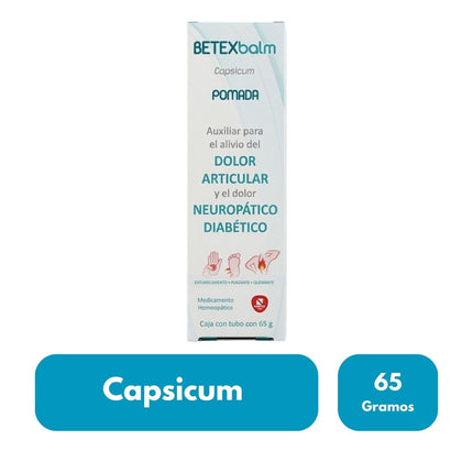 Betexbalm Pomada (Auxiliar para Dolor Articular) Tubo con 65g | Nartex