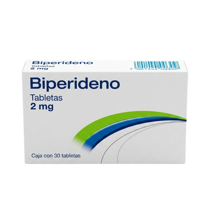 Biperideno 2 mg Caja con 50 Tabletas