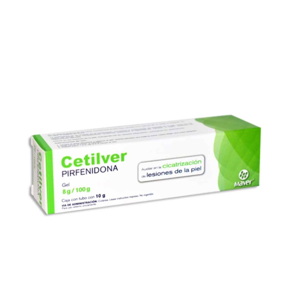 Cetilver (Pirfenidona) Gel Caja con Tubo con 10 Gramos