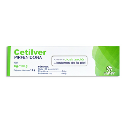 Cetilver (Pirfenidona) Gel Caja con Tubo con 10 Gramos