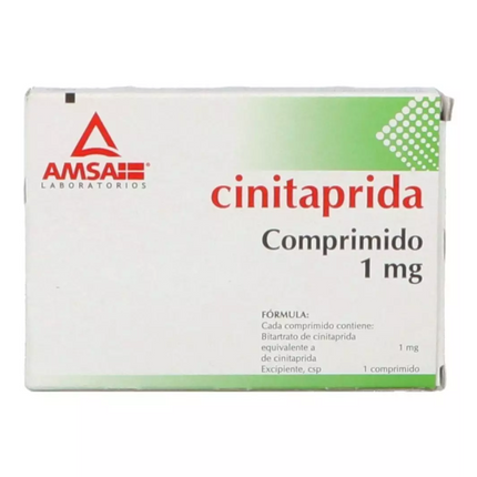 Cinitaprida 1 mg Caja con 25 Comprimidos