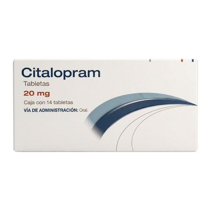 Citalopram 20 mg Caja con 14 Tabletas