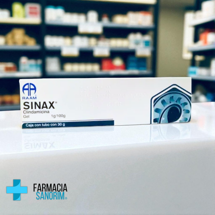 Clindamicina Sinax 1 g/100 g tubo con 30 g RAAM Laboratorios