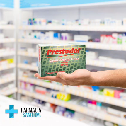 Clonixinato de Lisina Prestodol 250 mg 10 Tabletas Rayere