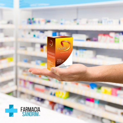 Histofil (Colecalciferol) 4000 UI Dispersable Caja con Frasco con 60 tabletas