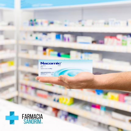 Miconazol 2% Nacomic Caja con tubo de 30g