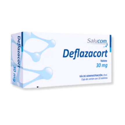 Deflazacort 30mg Caja con 30 Tabletas Salucom PiSA
