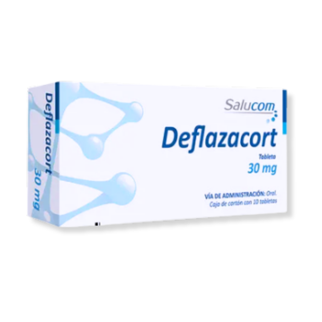 Deflazacort 30mg Caja con 30 Tabletas Salucom PiSA