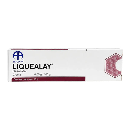 Liquealay (Desonida) Crema 0.05 g/ 100 g Caja con Tubo con 15 g