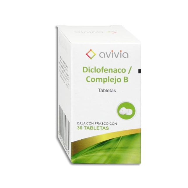 Diclofenaco / Complejo B Caja con 30 Tabletas