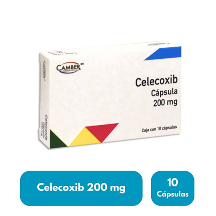 Celecoxib 200 mg Frasco con 10 Cápsulas Camber Pharma