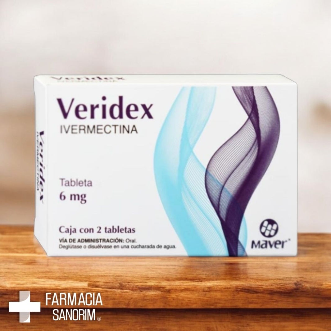 Veridex (Ivermectina) 6 mg Caja con 2 tabletas | Maver Laboratorios ...