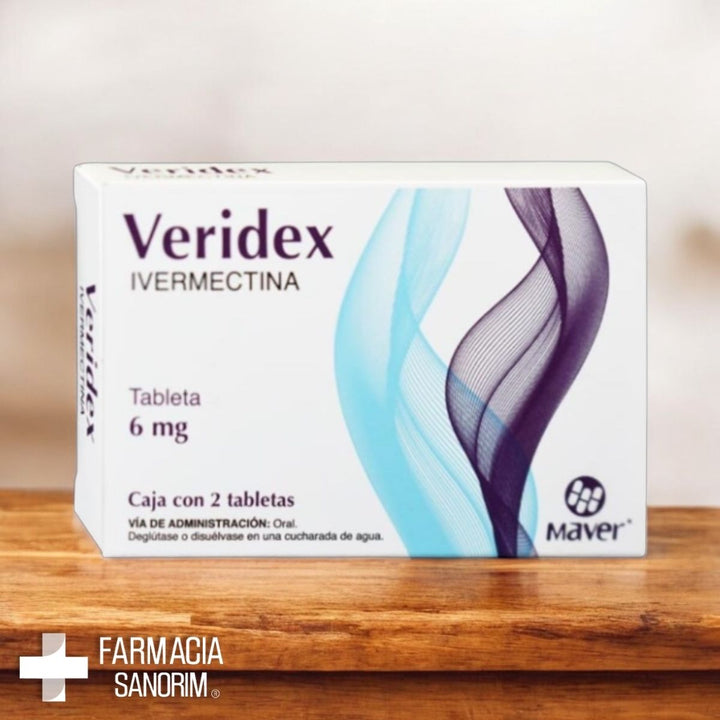 Veridex (Ivermectina) 6 mg Caja con 2 tabletas | Maver Laboratorios ...