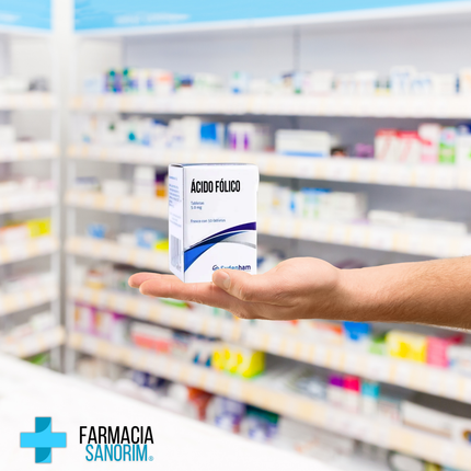 Acido Folico 5mg Frasco con 50 Tabletas Sydenham Laboratorios