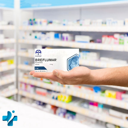 Breflumar (Flunarizina) 5 mg Caja con 40 Tabletas