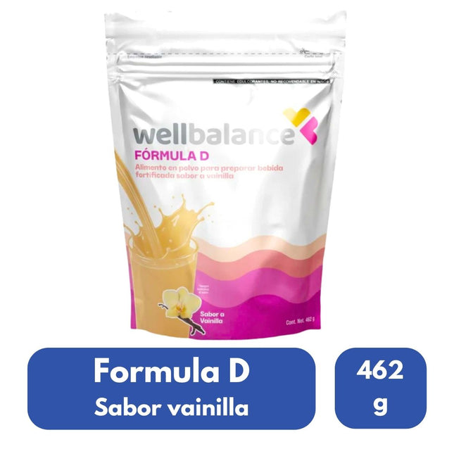 Wellbalance Formula D Sabor Vainilla 462 g