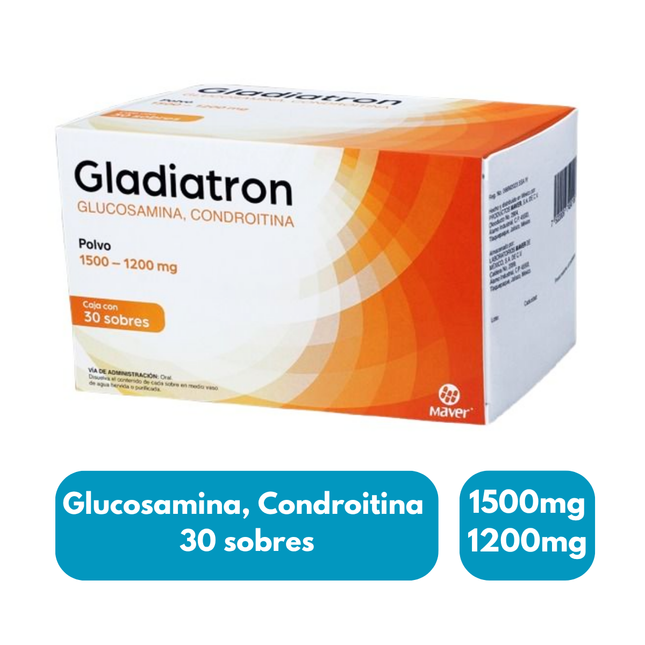 Glucosamina/Condroitina 1500 mg/1200 mg 30 Sobres Maver