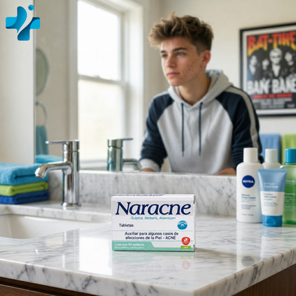 Naracne (Sulphur/Berberis/Arsenicum) Caja con 60 Tabletas| Nartex