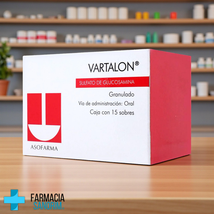 Sulfato de Glucosamina 1.5g Granulado Vartalon Caja con 15 Sobres