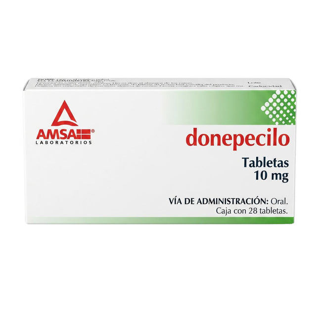 Donepecilo 10 Mg Caja Con 28 Tabletas
