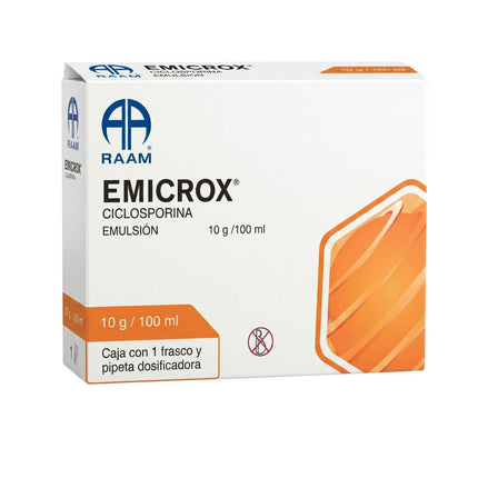Emicrox  (Ciclosporina) 100 mg Emulsión Frasco 50 mL