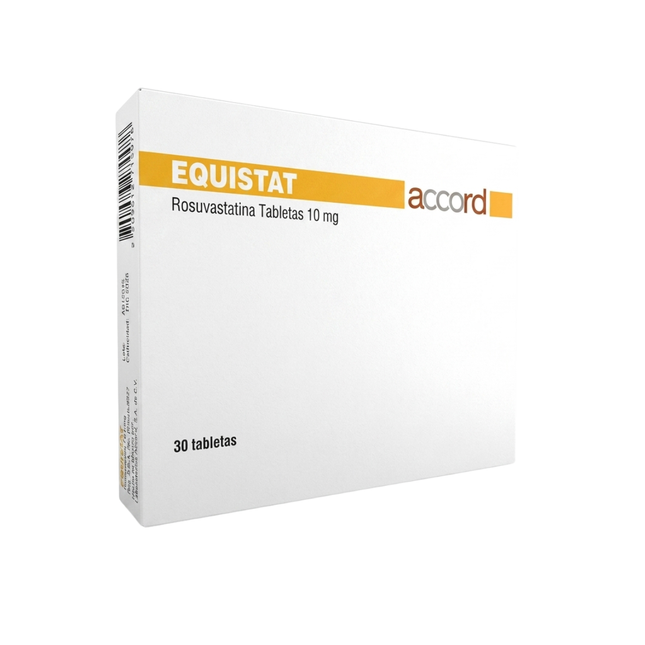 Equistat (Rosuvastatina) 10 mg Caja con 30 Tabletas