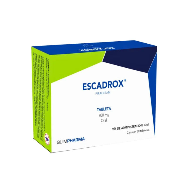Escadrox (Piracetam) 800 mg Caja Con 30 Tabletas