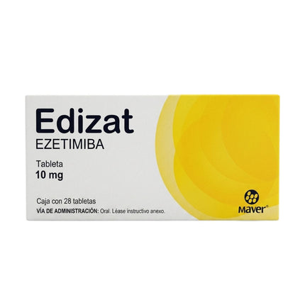 Edizat (Ezetimiba) 10 mg Caja con 28 Tabletas