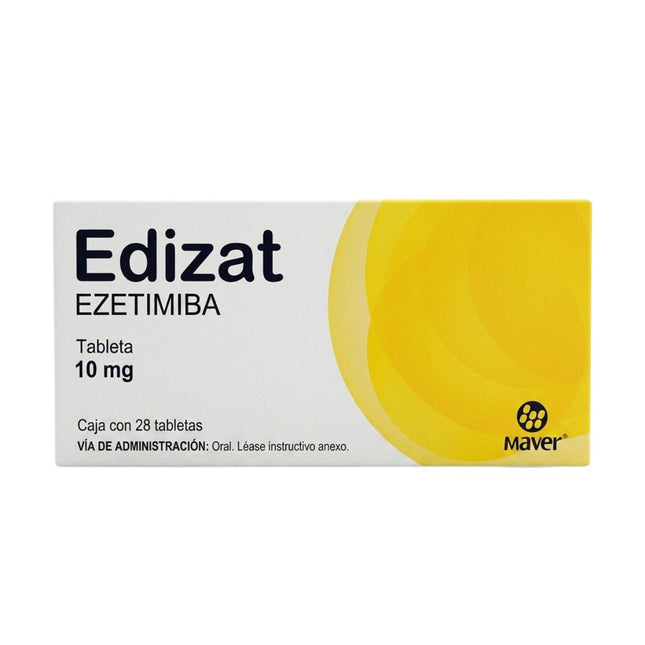 Edizat (Ezetimiba) 10 mg Caja con 28 Tabletas