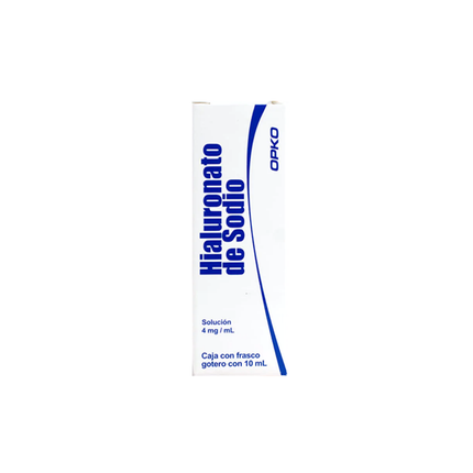 Hialuronato de Sodio 4mg/ml Oftalmico Gotero con 10 mL
