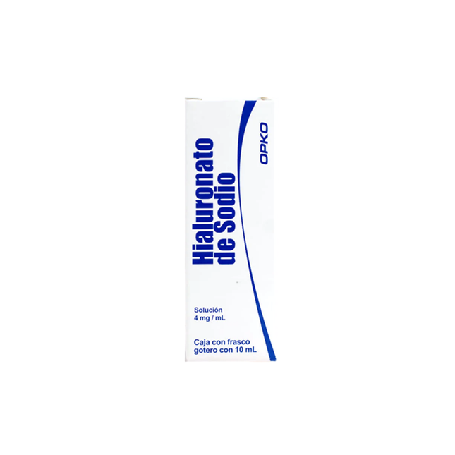 Hialuronato de Sodio 4mg/ml Oftalmico Gotero con 10 mL