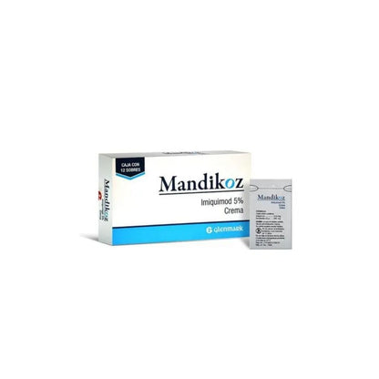 Mandikoz Imiquimod 5% Crema Caja con 12 Sobres Glenmark