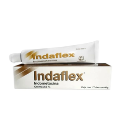 Indaflex (Indometacina) Crema 2.5% Caja con Tubo con 40g – Farmacia Sanorim