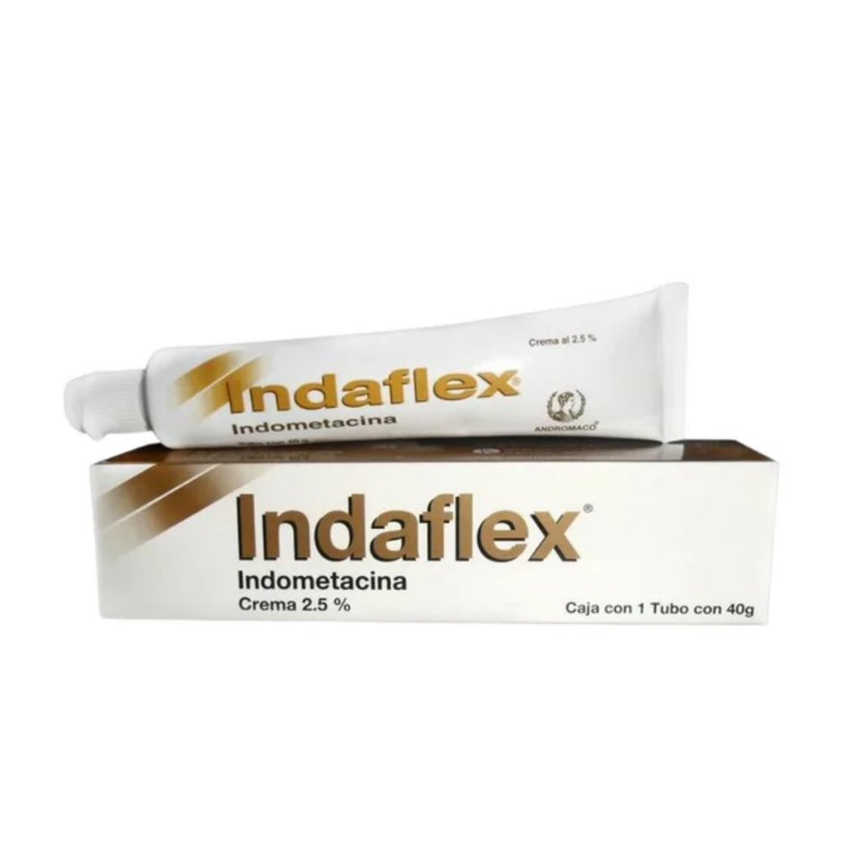 Indaflex (Indometacina) Crema 2.5% Caja con Tubo con 40g – Farmacia Sanorim