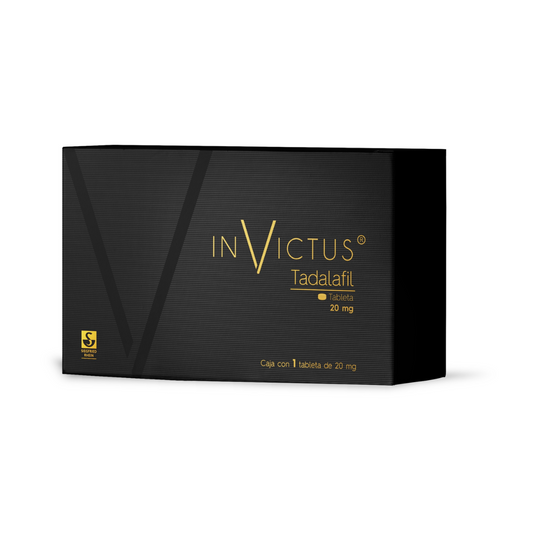 Invictus (Tadalafil) 20 mg  Caja con 1 Tableta