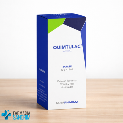 Quimtulac (Lactulosa) 10g Jarabe Frasco con 125 mL