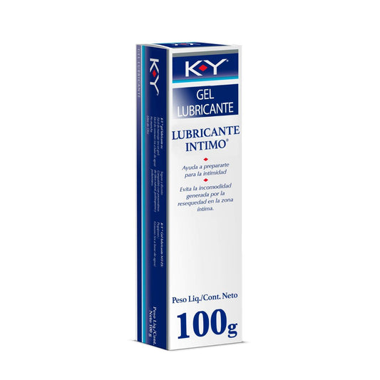 K-Y Gel Lubricante Intimo Caja con Tubo de 100 g