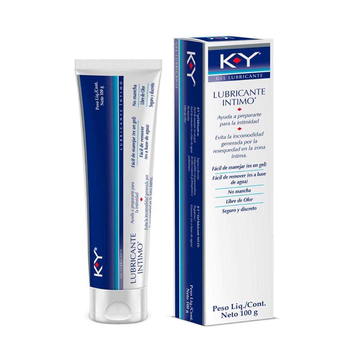 K-Y Gel Lubricante Intimo Caja con Tubo de 100 g Farmacia Sanorim K-Y Gel Lubricante Intimo Caja con Tubo de 100 g Farmacia Sanorim