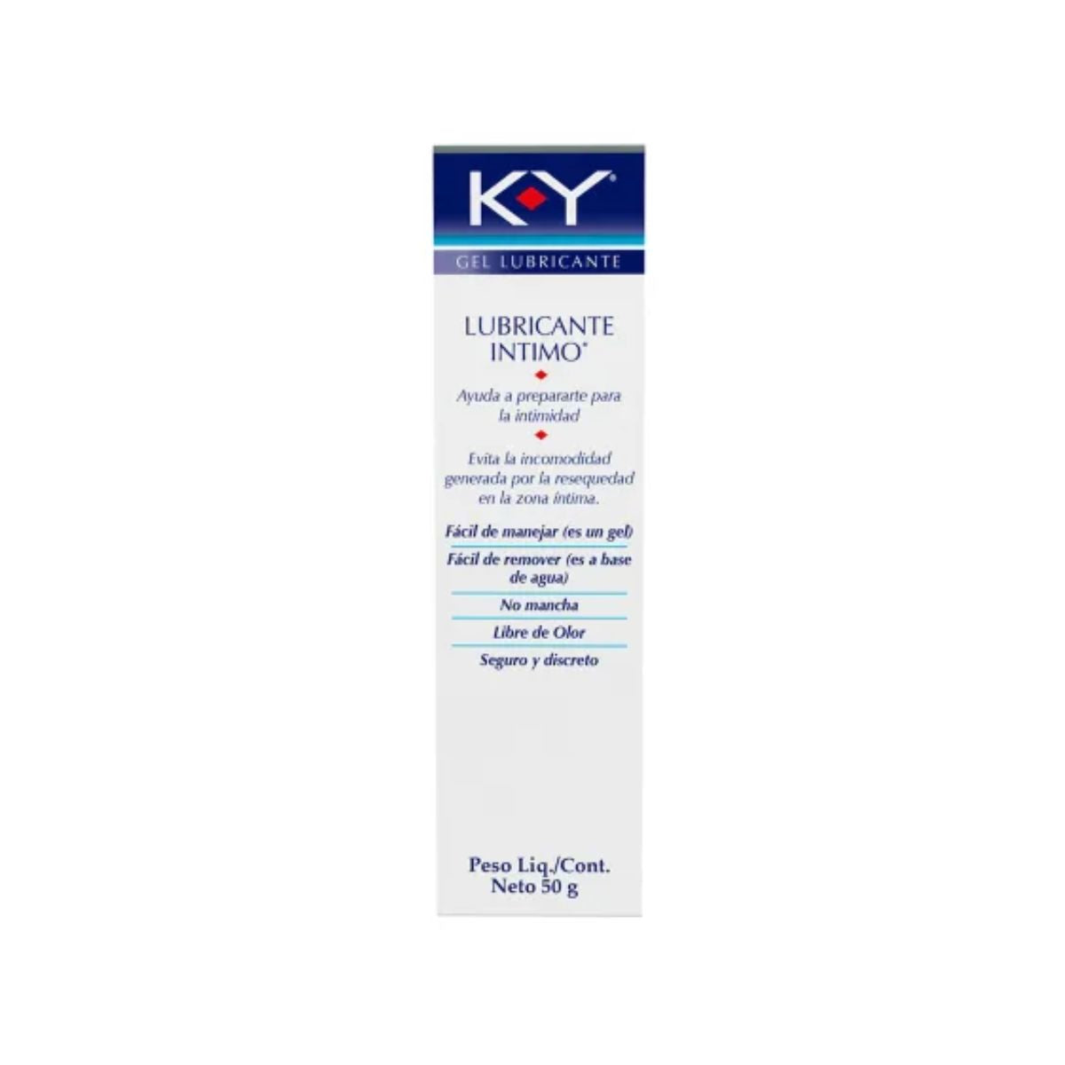 K-Y Gel Lubricante Intimo Tubo con 50 g