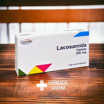 Lacosamida 200 mg Caja con 28 Tabletas Camber Pharma